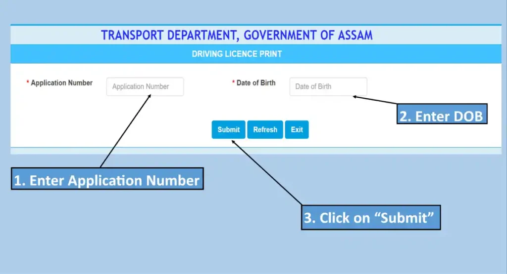 How To make driving licence in India in 2025-parivahan-portal-print driving licence image2