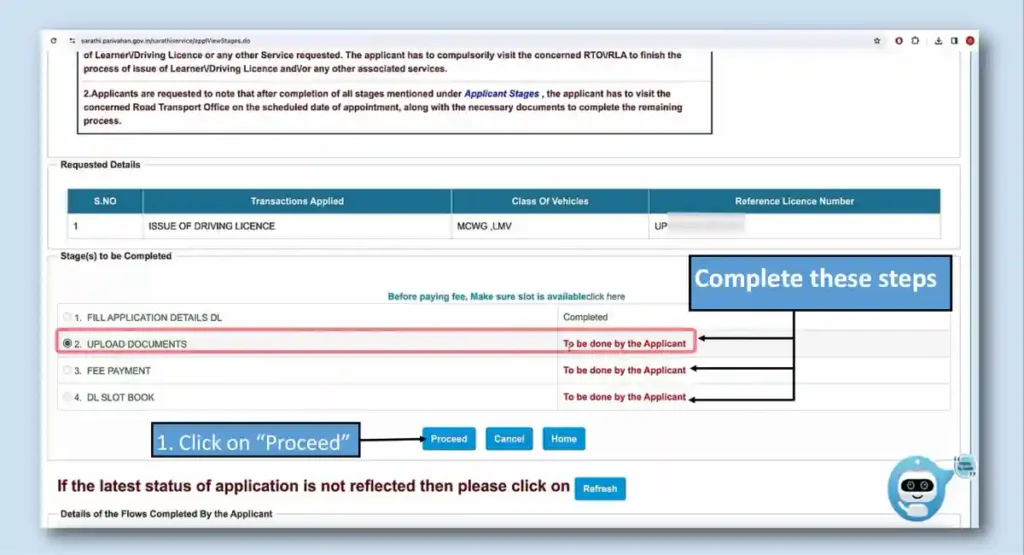 How To make driving licence in India in 2025-parivahan-portal upload documents